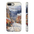 Bustling Victorian Christmas Market - Impact Resistant Phone Case iPhone 8 Plus Glossy